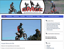 Tablet Screenshot of gympiemotorcycleclub.com
